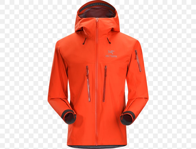 Arc'teryx Hoodie Jacket Clothing, PNG, 450x625px, Hoodie, Alpha Industries, Clothing, Clothing Sizes, Coat Download Free
