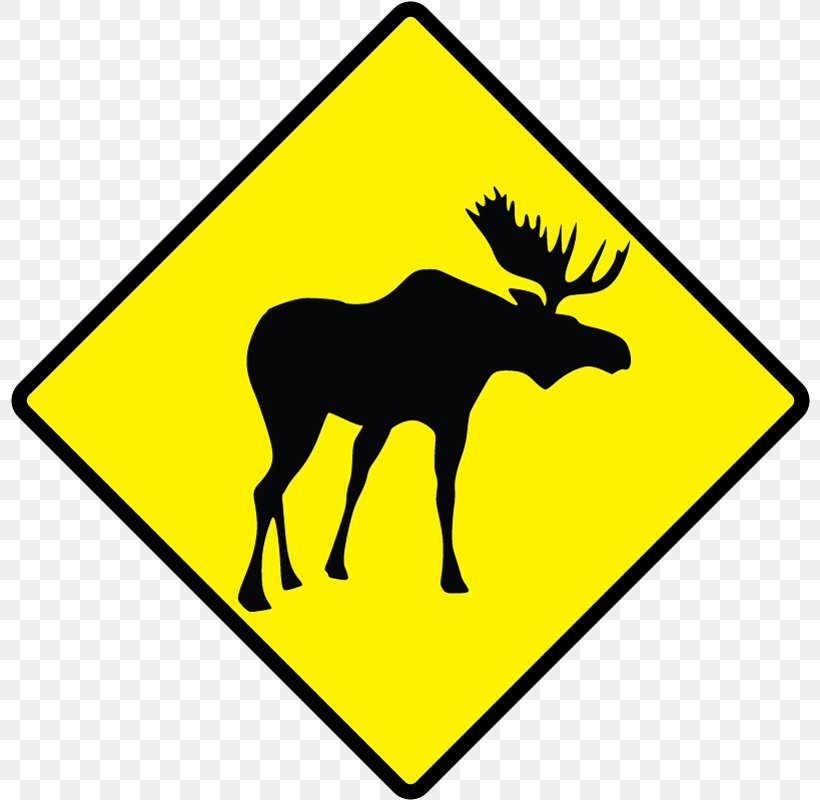 Australia Traffic Sign Warning Sign Signage Clip Art, PNG, 800x800px, Australia, Antler, Area, Black And White, Deer Download Free