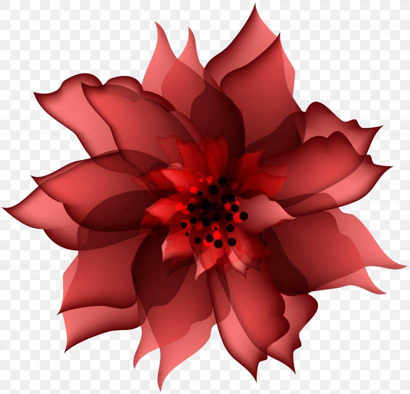 Red Flower Clip Art, PNG, 6000x5773px, Flower, Blue, Dahlia, Decorative Arts, Flora Download Free