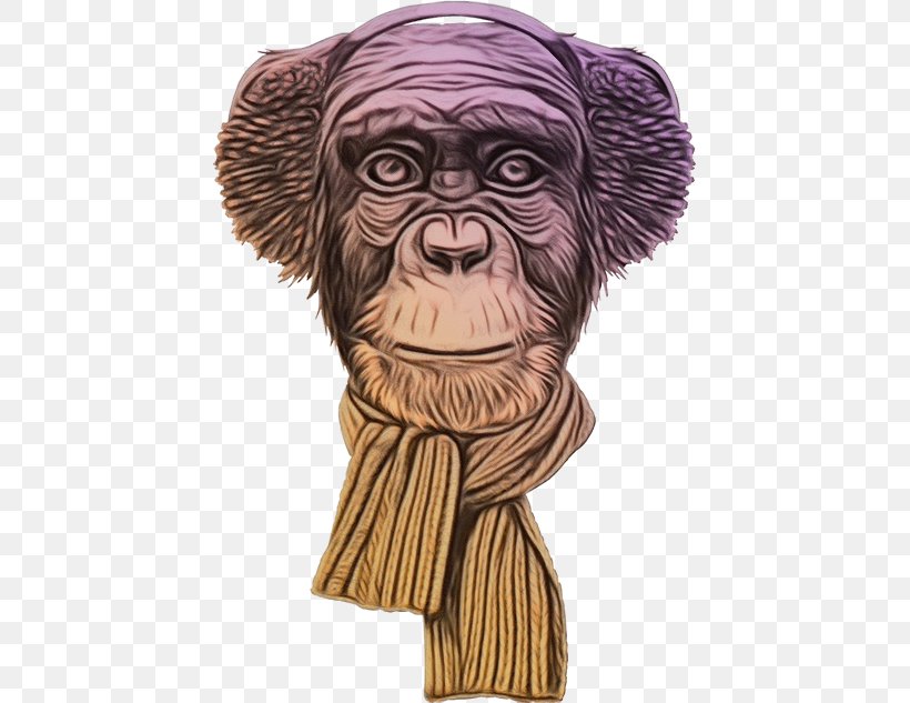 Common Chimpanzee Fictional Character Drawing, PNG, 600x633px, Watercolor, Common Chimpanzee, Drawing, Fictional Character, Paint Download Free