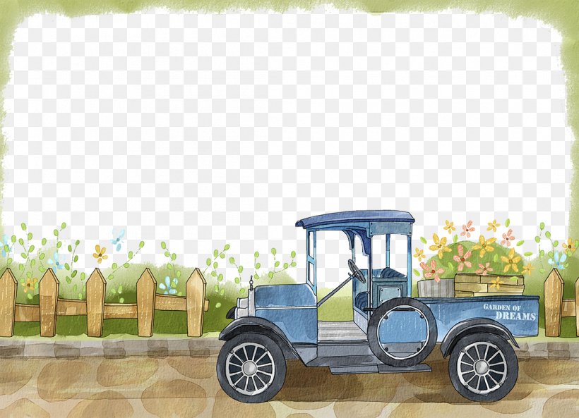 Hand Painted Walls And Green Grass, PNG, 1098x795px, Car, Alley, Art, Automotive Design, Designer Download Free
