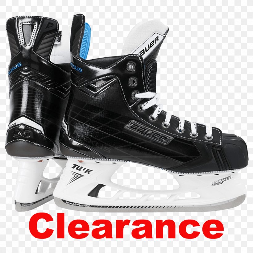 Bauer Hockey Ice Skates Ice Hockey Equipment Ice Skating, PNG, 1000x1000px, Bauer Hockey, Athletic Shoe, Black, Brand, Ccm Hockey Download Free