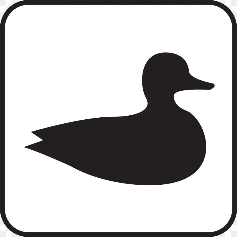Duck Bird Waterfowl Hunting Anseriformes Clip Art, PNG, 1920x1920px, Duck, Anseriformes, Beak, Bird, Black And White Download Free