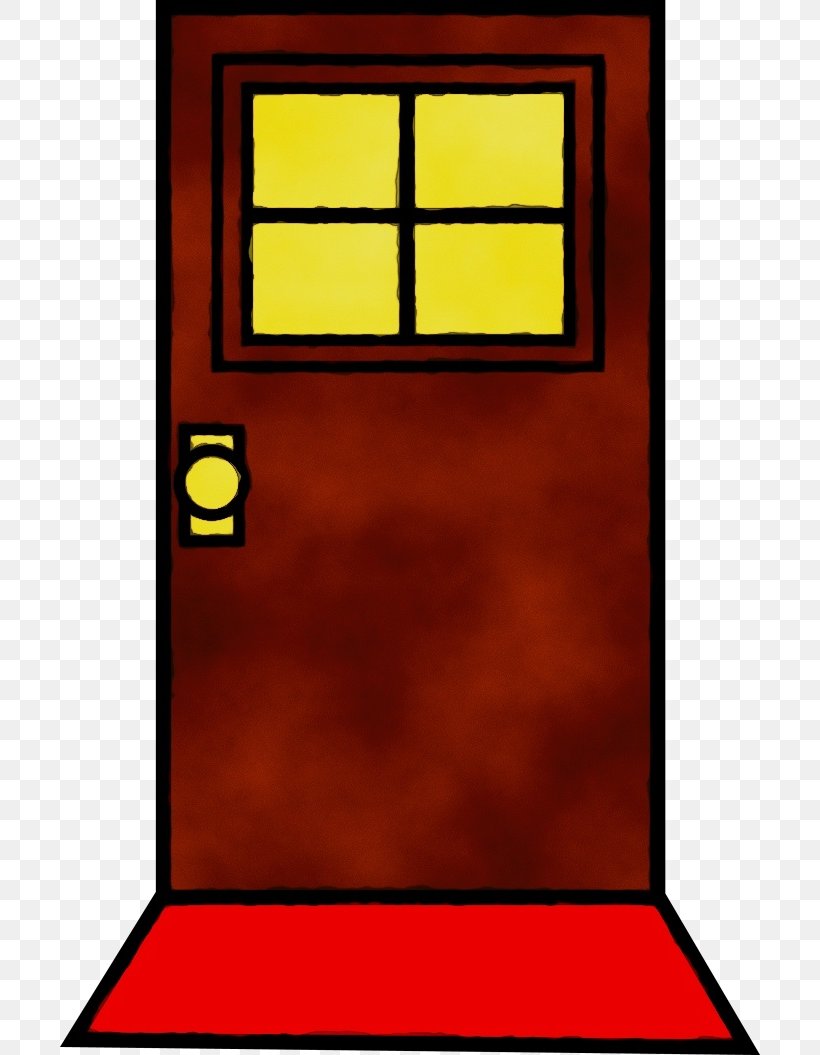 Watercolor Cartoon, PNG, 700x1055px, Watercolor, Building, Door, Hinge, Lock And Key Download Free