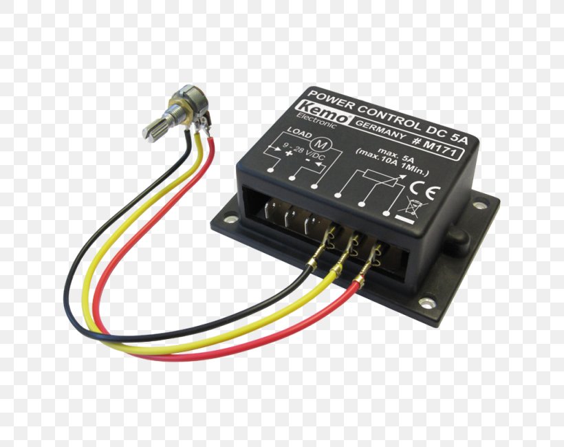 Computer Fan Control Pulse-width Modulation Electronic Speed Control Direct Current Electric Motor, PNG, 650x650px, Computer Fan Control, Cable, Circuit Component, Dc Motor, Dctodc Converter Download Free