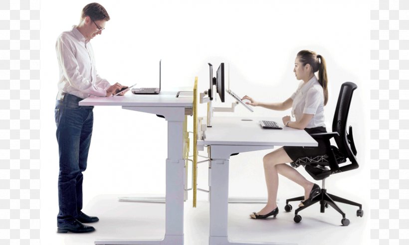 Standing Desk Standing Desk Table Sit-stand Desk, PNG, 1250x750px, Desk, Business, Cable Management, Catering, Communication Download Free