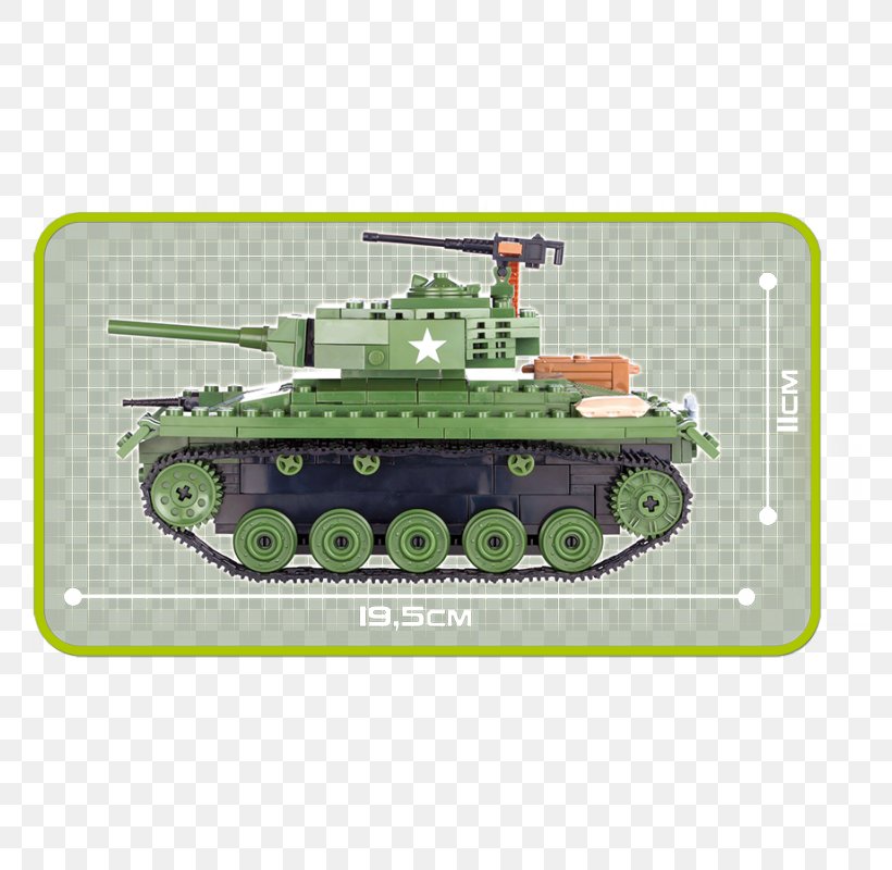 Tank Second World War Cobi M24 Chaffee, PNG, 800x800px, Tank, Business, Cobi, Combat Vehicle, Lego Minifigure Download Free