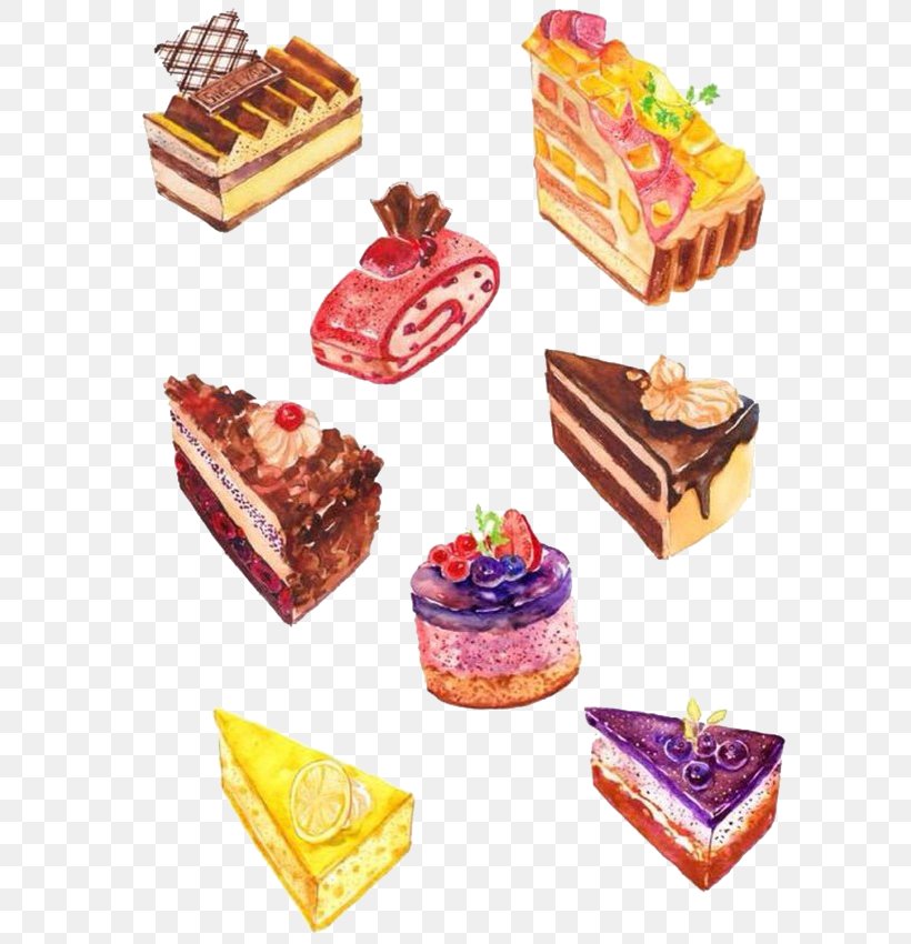 Food Dessert Drawing Illustration, PNG, 658x850px, Food, Art, Baked Goods, Box, Confectionery Download Free