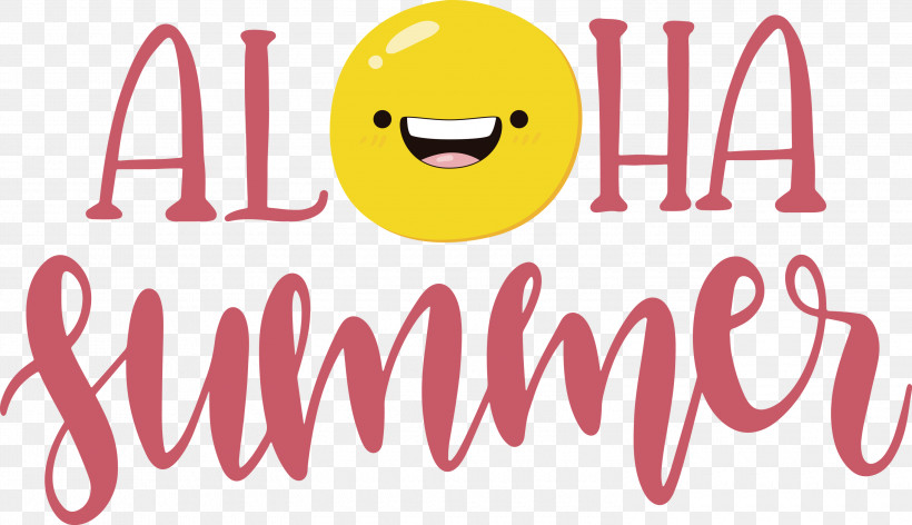 Aloha Summer Emoji Summer, PNG, 3000x1727px, Aloha Summer, Emoji, Emoticon, Geometry, Happiness Download Free