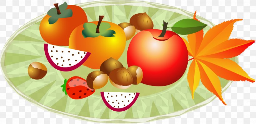 Autumn Fruit Illustration, PNG, 3474x1692px, Autumn, Apple, Berry, Diet Food, Food Download Free
