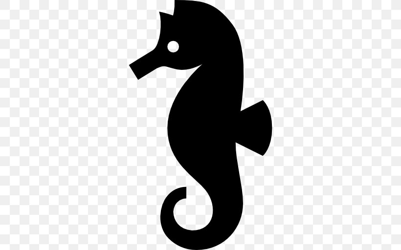 Seahorse Animal Clip Art, PNG, 512x512px, Seahorse, Animal, Beak, Black And White, Fish Download Free