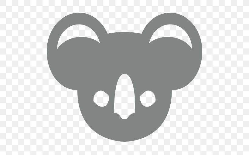 Emoji Koala Text Messaging SMS, PNG, 512x512px, Emoji, Black, Black And White, Carnivoran, Cat Like Mammal Download Free