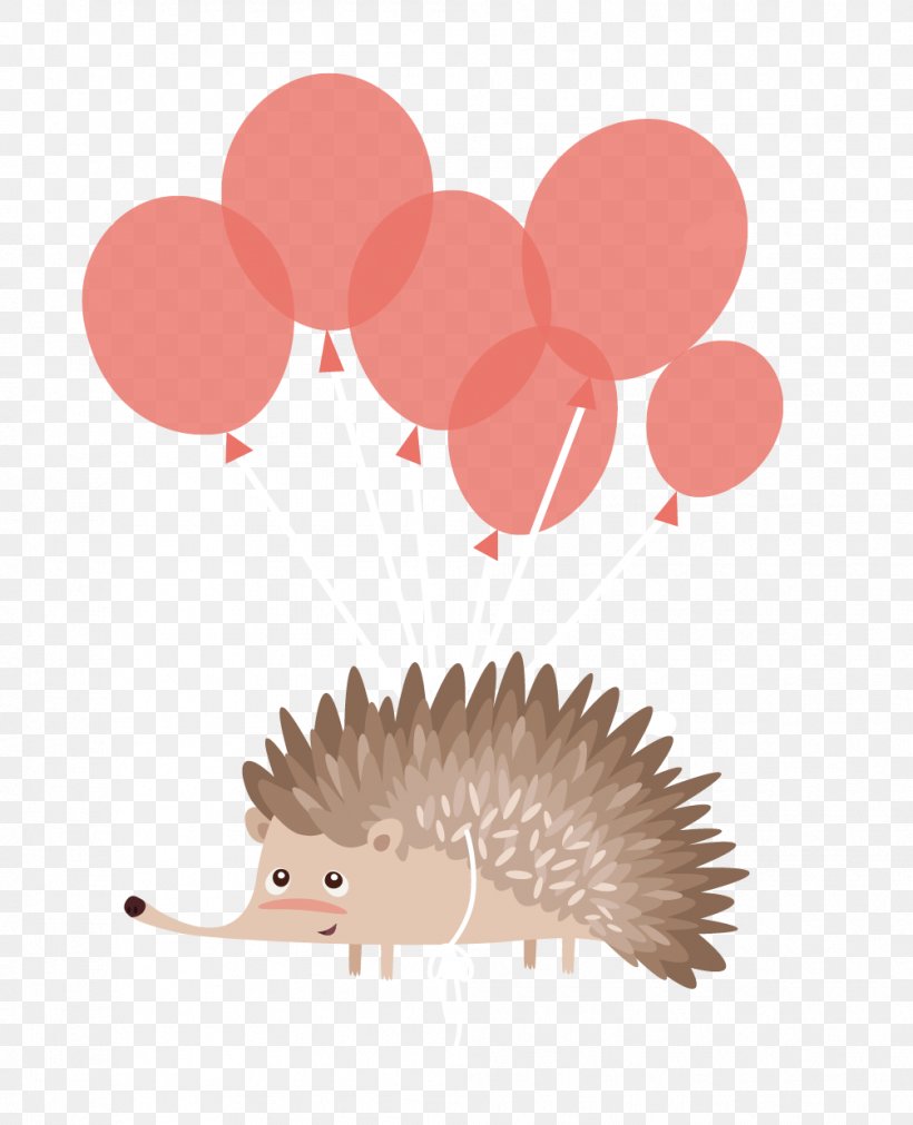 Hedgehog Birthday Cake Cartoon, PNG, 1005x1240px, Hedgehog, Balloon, Birthday, Birthday Cake, Birthday Card Download Free