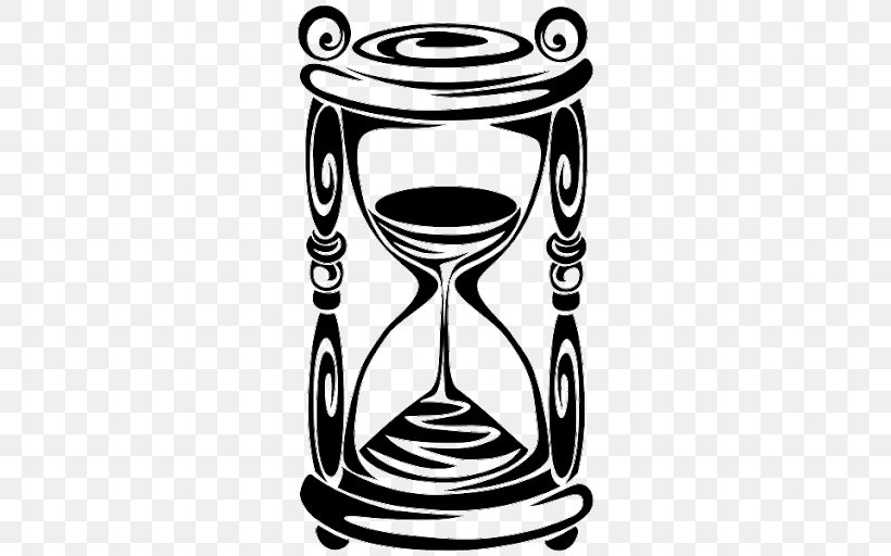 Hourglass Clock Drawing Sand PNG 512x512px Hourglass Black And White  Clock Cup Drawing Download Free