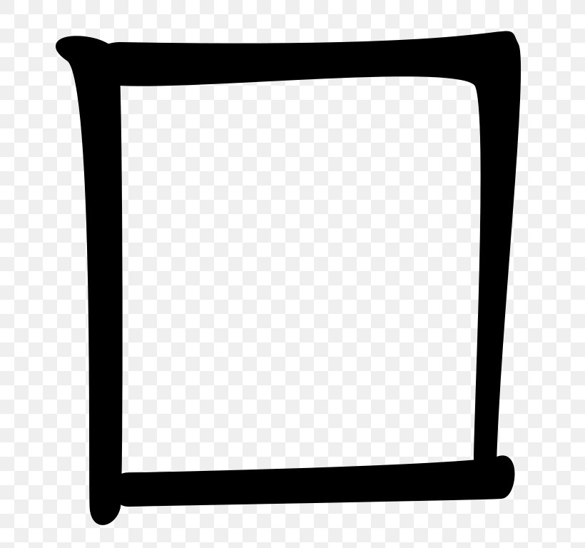 Line Picture Frames Angle, PNG, 768x768px, Picture Frames, Area, Black And White, Monochrome, Picture Frame Download Free