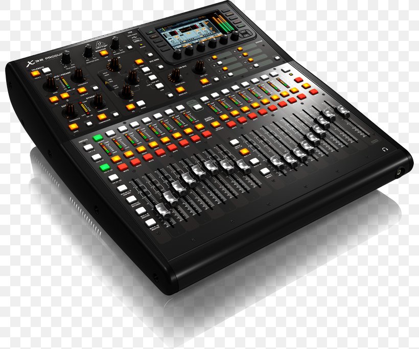 BEHRINGER X32 PRODUCER Audio Mixers Digital Mixing Console, PNG, 800x683px, Watercolor, Cartoon, Flower, Frame, Heart Download Free