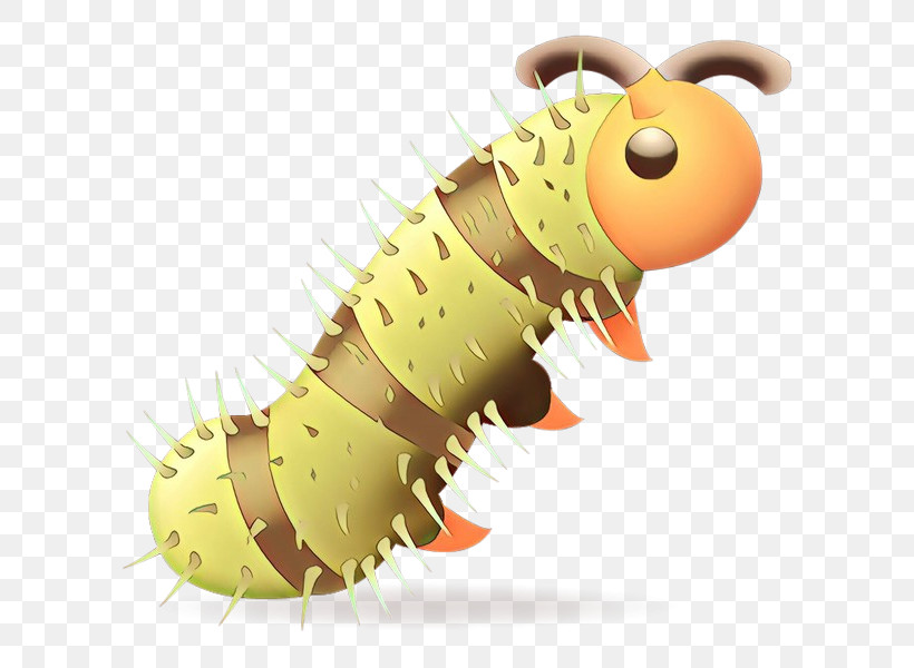 Caterpillar Larva Insect Cartoon Moths And Butterflies, PNG, 600x600px, Caterpillar, Cartoon, Insect, Larva, Moths And Butterflies Download Free