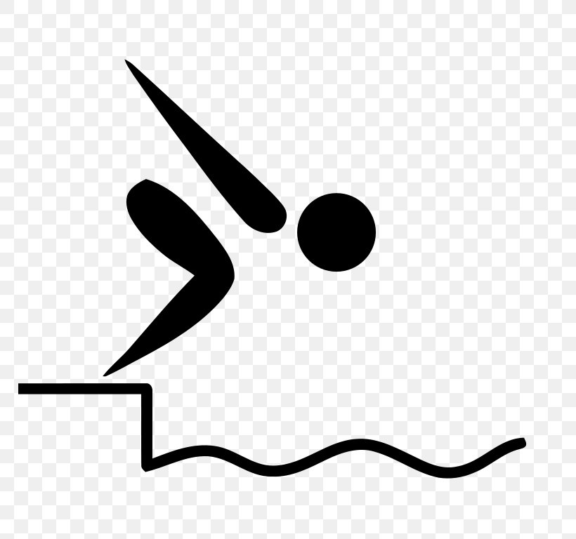Swimming At The Summer Olympics Summer Olympic Games Pictogram Clip Art, PNG, 768x768px, Swimming At The Summer Olympics, Area, Black, Black And White, Breaststroke Download Free