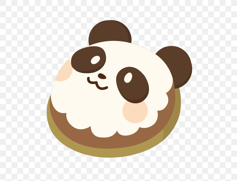 Doughnut Giant Panda Strawberry Cream Cake, PNG, 625x625px, Doughnut, Brown, Cake, Carnivoran, Cartoon Download Free