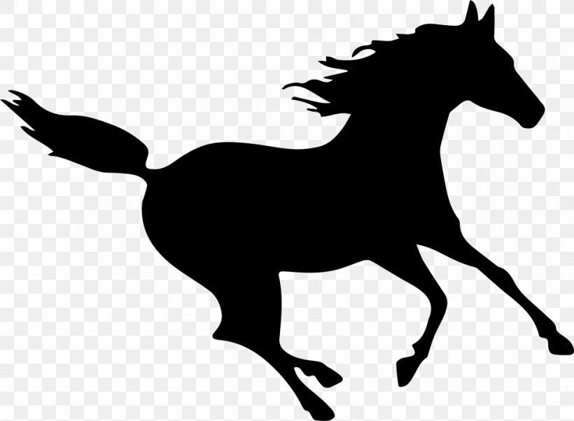 Horse Silhouette, PNG, 980x720px, Horse, Black And White, Canter And Gallop, Colt, Drawing Download Free