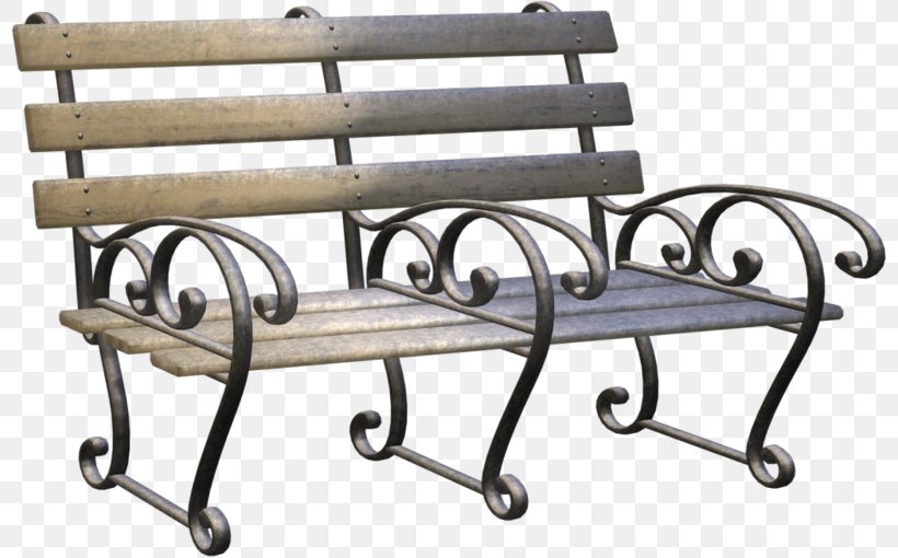 Iron Chair Bench Clip Art, PNG, 800x510px, Chair, Bench, Chinoiserie, Divan, Furniture Download Free