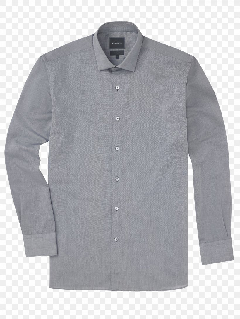 Long-sleeved T-shirt Dress Shirt Grey, PNG, 2000x2665px, Longsleeved Tshirt, Button, Collar, Dress Shirt, Grey Download Free