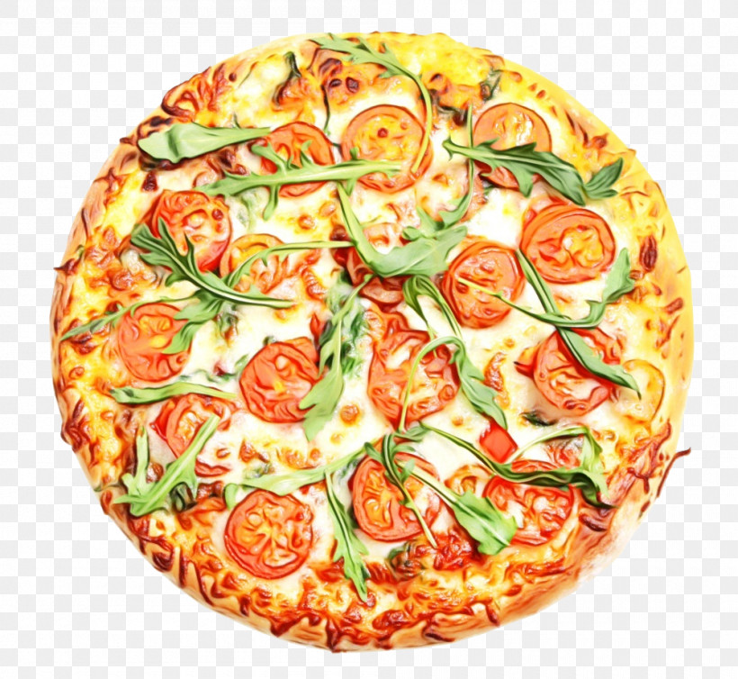 Pizza Margherita, PNG, 1000x920px, Watercolor, Californiastyle Pizza, Cheese, Cuisine, Dish Download Free