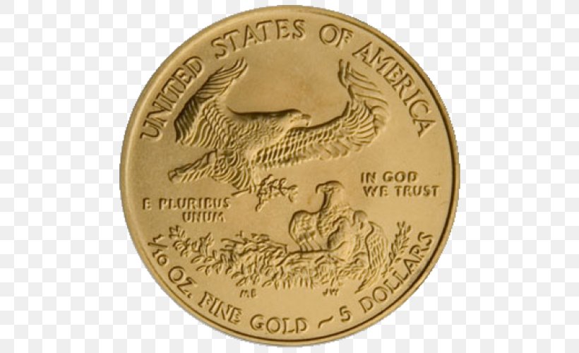 American Gold Eagle Quarter Coin, PNG, 500x500px, Gold, American Eagle Outfitters, American Gold Eagle, Augustus Saintgaudens, Bronze Medal Download Free