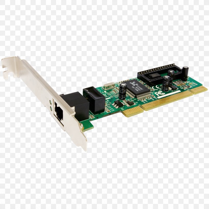 Conventional PCI Network Cards & Adapters Gigabit Ethernet PCI Express Computer Network, PNG, 1000x1000px, Conventional Pci, Adapter, Computer, Computer Component, Computer Network Download Free