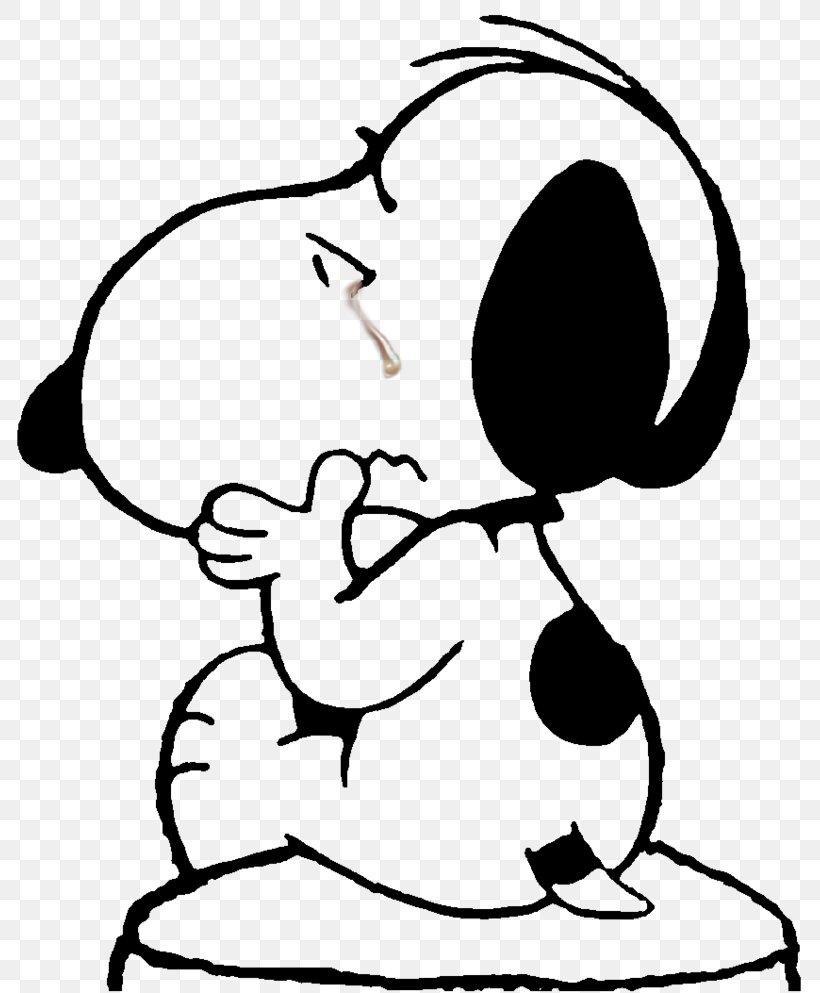 Snoopy Charlie Brown Peanuts Marcie Crying, PNG, 805x993px, Snoopy, Art, Artwork, Black, Black And White Download Free