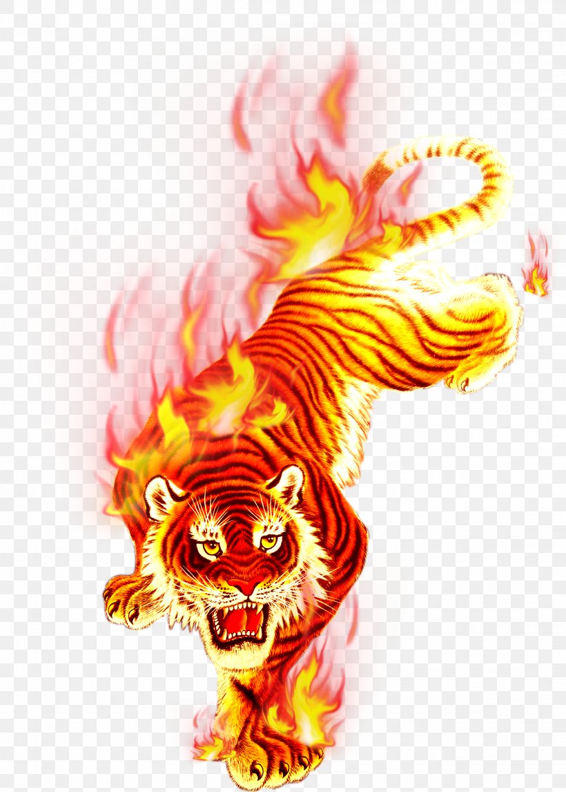 T-shirt Fire Flame, PNG, 2222x3106px, Tiger, Art, Color, Computer Graphics, Computer Mouse Download Free