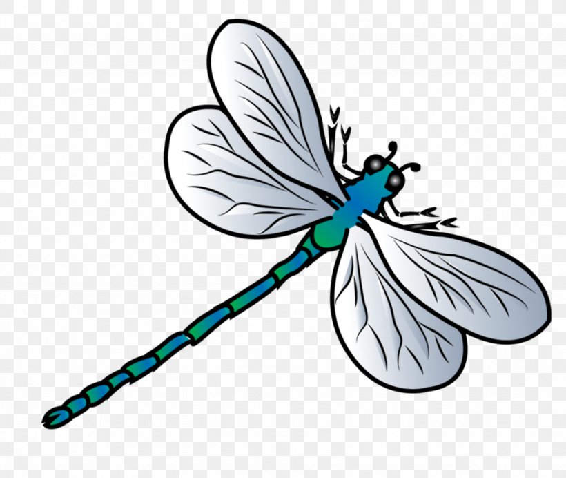 Butterfly Dragonfly Clip Art, PNG, 973x822px, Butterfly, Dragonflies And Damseflies, Dragonfly, Drawing, Flower Download Free