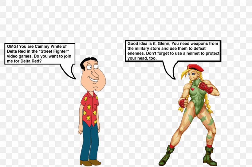 Cammy Glenn Quagmire Street Fighter Character Video Game, PNG, 1024x682px, Cammy, Animal Figure, Cartoon, Character, Clothing Download Free