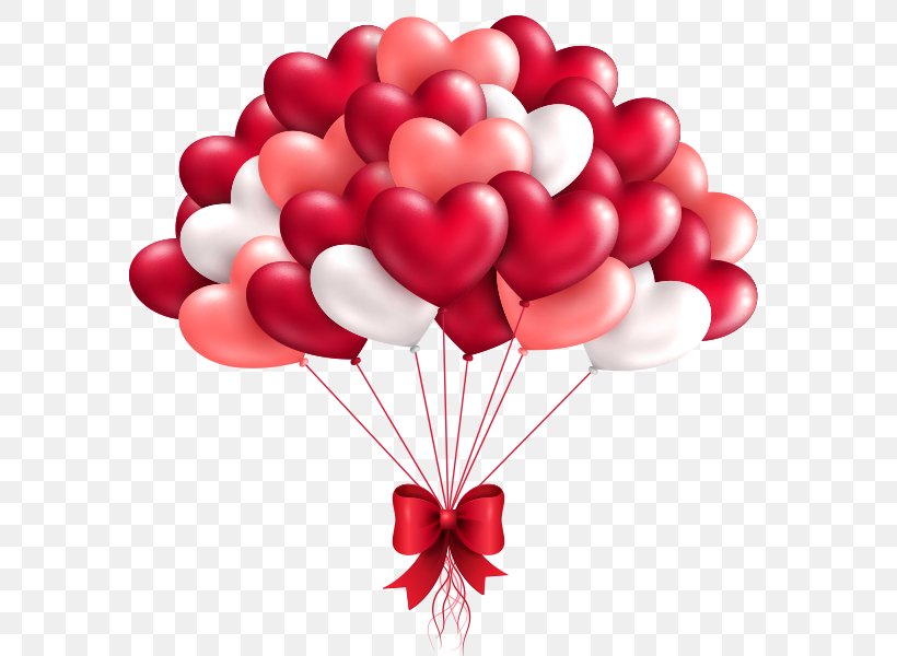 Heart-Shaped Balloons Birthday Heart-Shaped Balloons Valentine's Day, PNG, 600x600px, Balloon, Balloon Birthday, Birthday, Happy Birthday Balloons, Heart Download Free