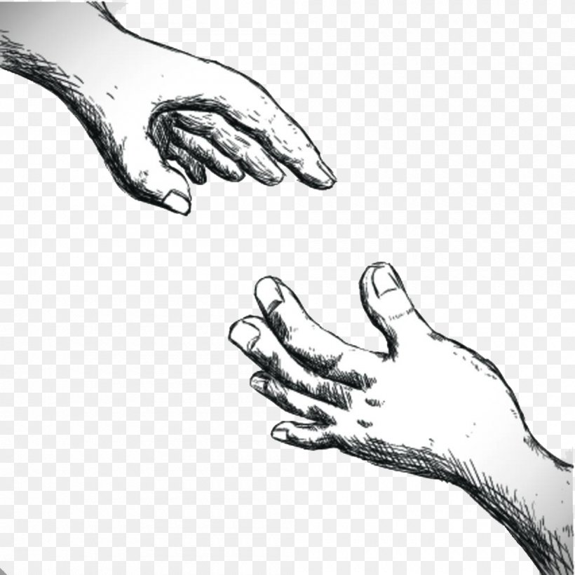 Drawing Graphic Design Illustration, PNG, 1000x1000px, Drawing, Arm, Banco De Imagens, Black And White, Finger Download Free