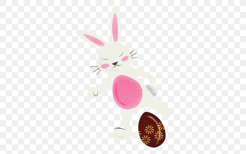 Easter Bunny, PNG, 512x512px, Pink, Easter Bunny, Rabbit, Rabbits And Hares, Whiskers Download Free