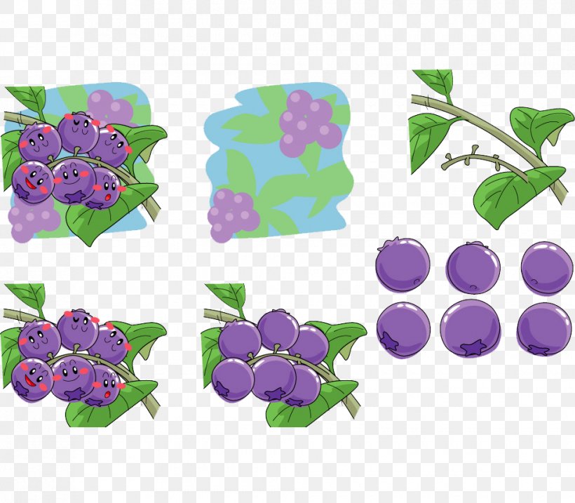 Grape Cartoon Blueberry Illustration, PNG, 980x857px, Grape, Blueberry, Cartoon, Drawing, Flora Download Free