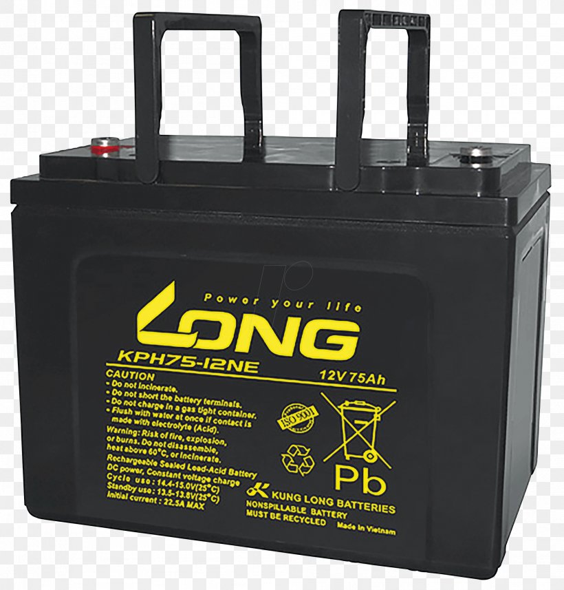 Lead–acid Battery Rechargeable Battery Electric Battery VRLA Battery Kung Long Blei-Gel-Akku KPH75-12NE, PNG, 1992x2083px, Watercolor, Cartoon, Flower, Frame, Heart Download Free