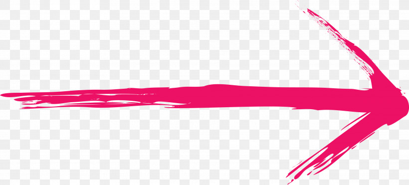 Brush Arrow, PNG, 3839x1741px, Brush Arrow, Magenta, Material Property, Pink Download Free