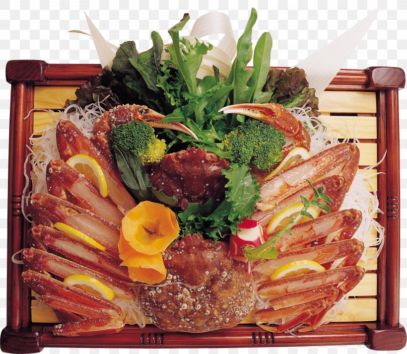 Japanese Cuisine Crab Sushi Sashimi Miso Soup, PNG, 2659x2315px, Japanese Cuisine, Asian Food, Beef, Cangrejo, Cold Cut Download Free