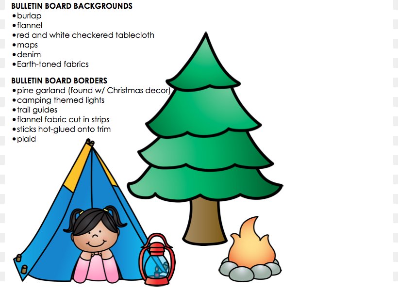Classroom Camping Christmas Tree Bulletin Board Clip Art, PNG, 800x600px, Classroom, Area, Bulletin Board, Campfire, Camping Download Free