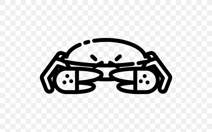 Crab Meat, PNG, 512x512px, Goggles, Black, Black And White, Eyewear, Glasses Download Free