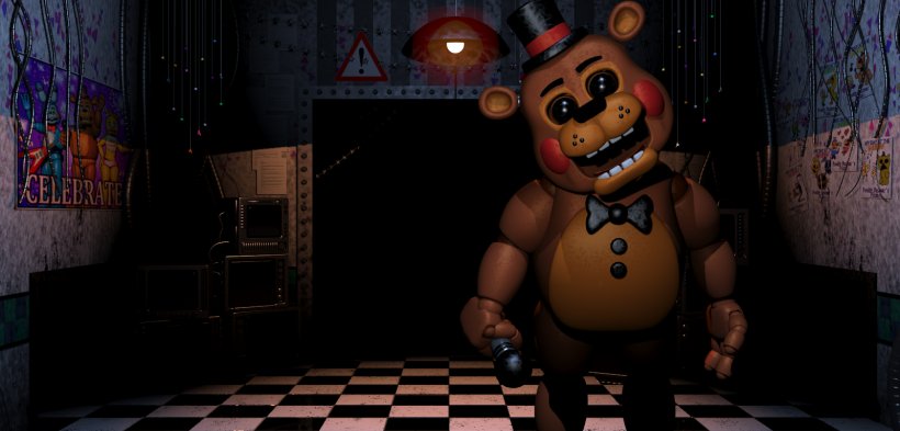 Five Nights At Freddy's 2 Five Nights At Freddy's 3 Five Nights At Freddy's 4 Cupcake Jump Scare, PNG, 1600x768px, Five Nights At Freddy S 2, Animatronics, Cupcake, Darkness, Fictional Character Download Free