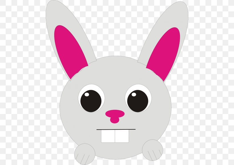 Hare Easter Bunny Domestic Rabbit Clip Art New Zealand Rabbit, PNG, 500x579px, Hare, Cuteness, Domestic Rabbit, Drawing, Easter Bunny Download Free