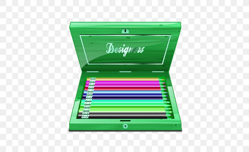 Box Pencil Case, PNG, 500x500px, Box, Green, Office Supplies, Pen, Pencil Download Free