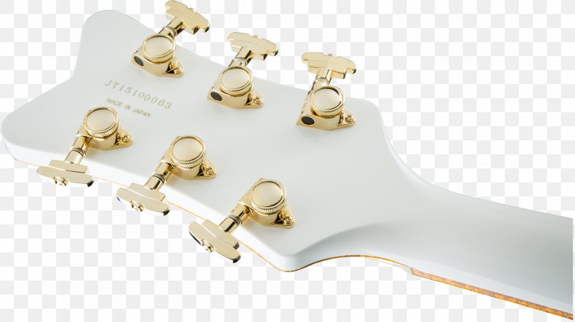 Gretsch White Falcon Bigsby Vibrato Tailpiece Semi-acoustic Guitar, PNG, 2400x1344px, Gretsch White Falcon, Acoustic Guitar, Bigsby Vibrato Tailpiece, Body Jewelry, Chemical Element Download Free