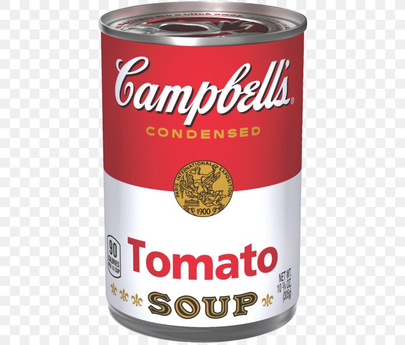 Campbell's Soup Cans Campbell's Condensed Tomato Soup Tin Can Campbell Soup Company, PNG, 700x700px, Tomato Soup, Campbell Soup Company, Can, Canning, Chicken Download Free