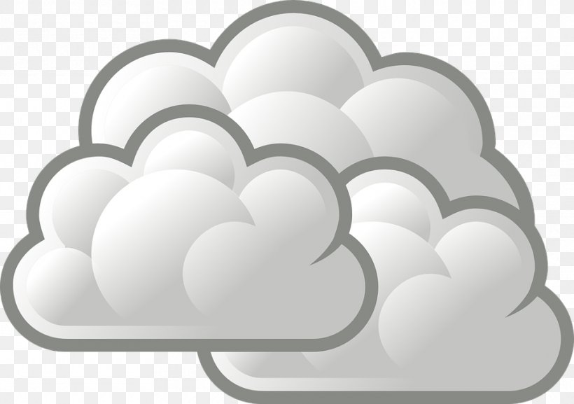 Cloud Clip Art, PNG, 960x676px, Cloud, Black And White, Heart, Rain, Symbol Download Free