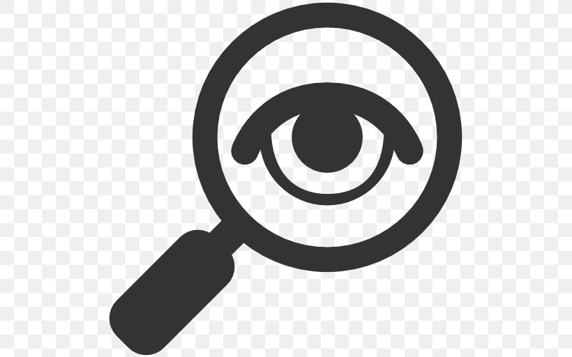 Detective Download, PNG, 512x512px, Detective, Black And White, Brand, Magnifying Glass, Symbol Download Free
