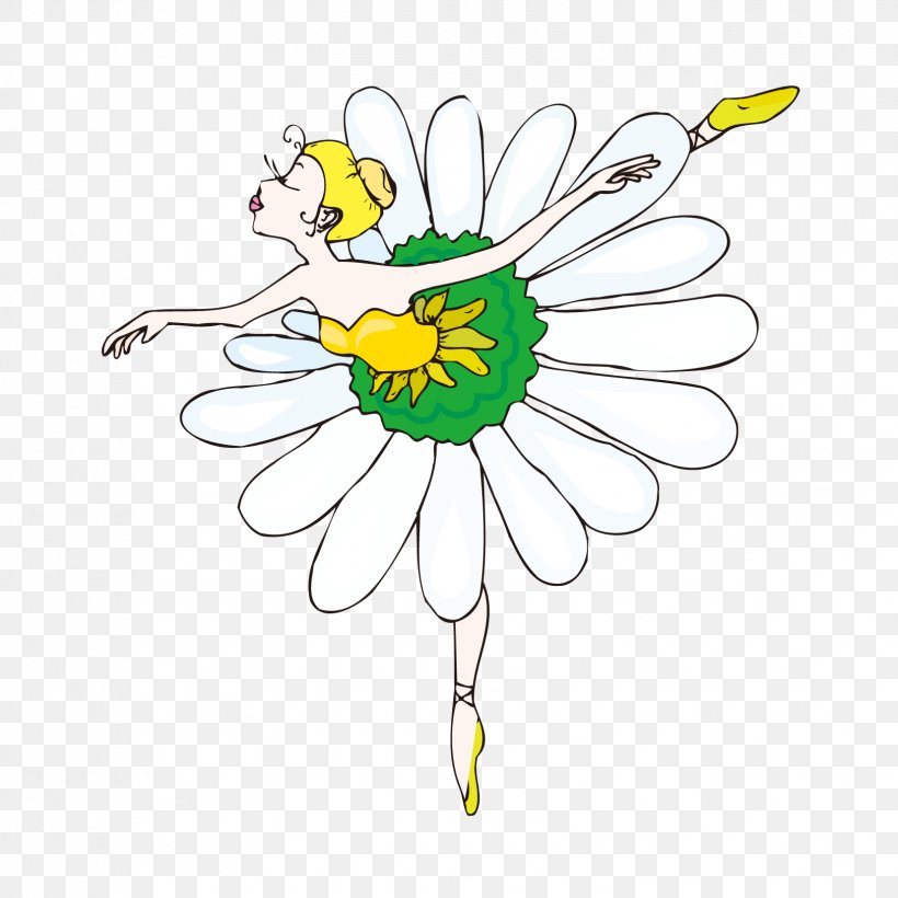 Floral Design Ballet Vector Graphics Image Cartoon, PNG, 1654x1654px, Watercolor, Cartoon, Flower, Frame, Heart Download Free